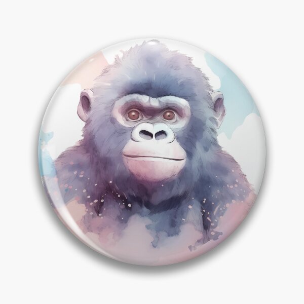 Item preview, Cute Watercolor Gorilla designed and sold by Jdelgado813.