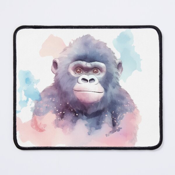 Item preview, Cute Watercolor Gorilla designed and sold by Jdelgado813.