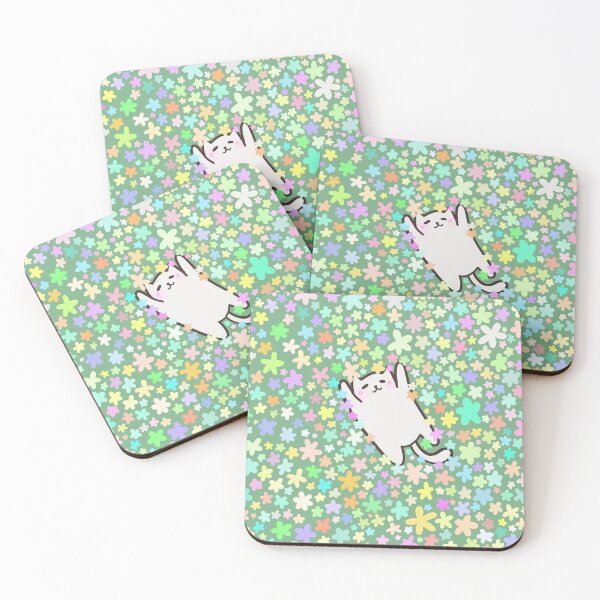 Item preview, .•° ✿ °•. cat in flower field .•° ✿ °•. designed and sold by beblyy.