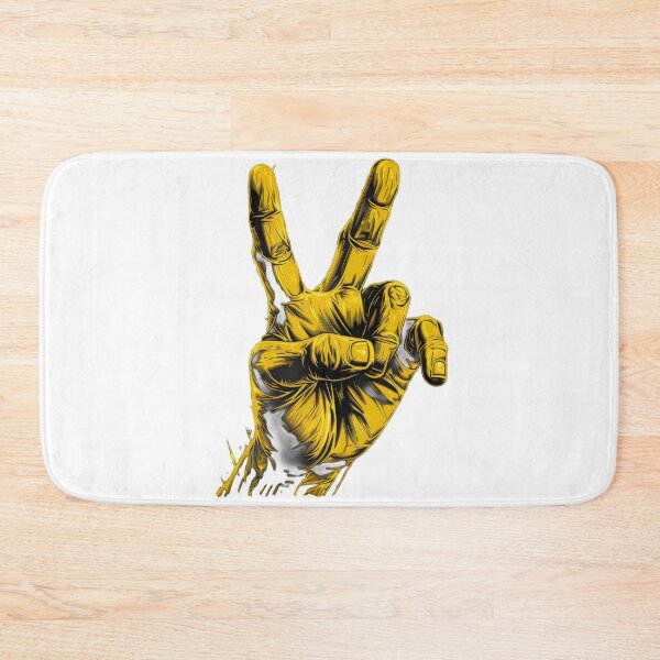Item preview, Peace sign hand images convey harmony, unity and positivity universally designed and sold by emaga.