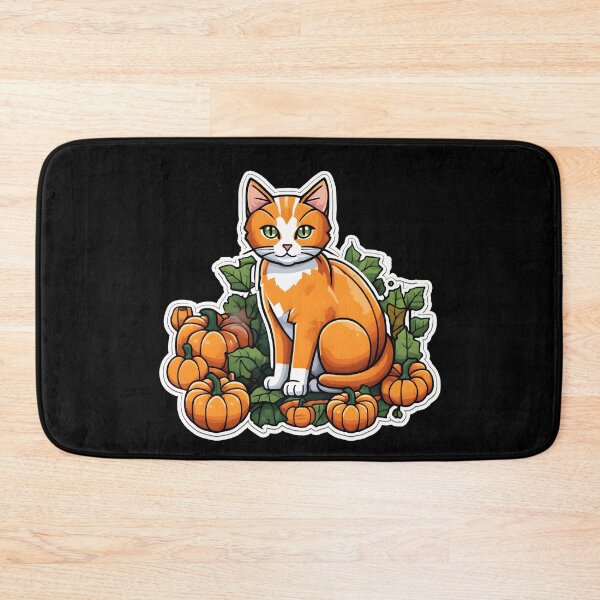 Item preview, Pumpkin Kitty Halloween designed and sold by bethdaydreamzz.