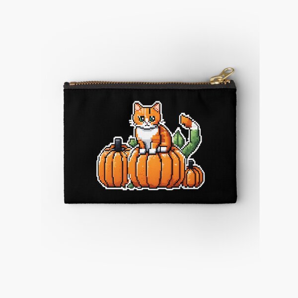 Item preview, Kitty and Pumpkins Halloween Fall!  designed and sold by bethdaydreamzz.