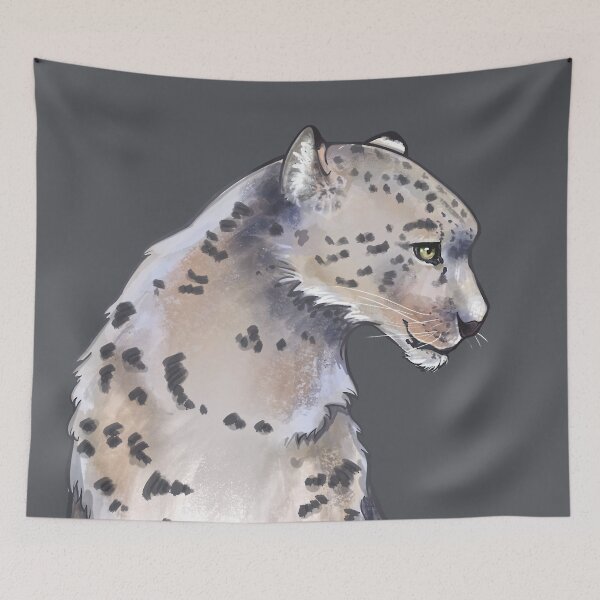 Item preview, snow leopard designed and sold by Allraunde.art.