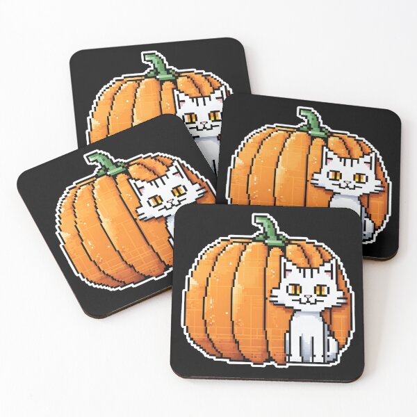 Item preview, Little Autum Kitty and Pumpkin designed and sold by bethdaydreamzz.