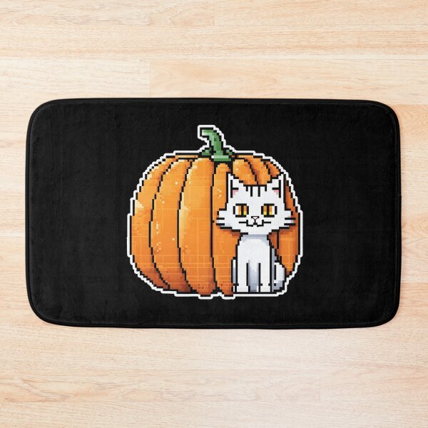 Item preview, Little Autum Kitty and Pumpkin designed and sold by bethdaydreamzz.