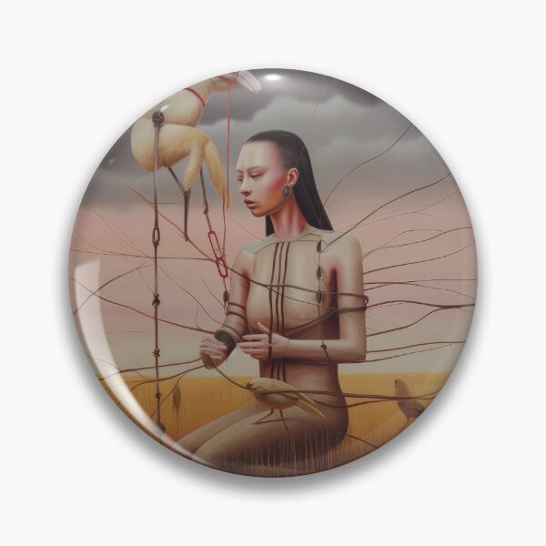 Item preview, A Young Woman w Birds on Mars designed and sold by Peter LOPEZ.