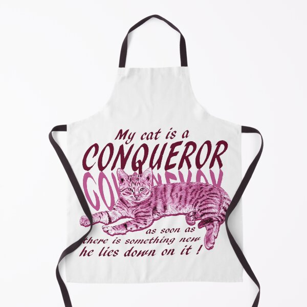 Item preview, Conquering cat - pink colorized version, text in english designed and sold by SylvieG18.