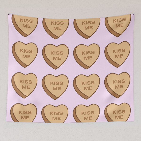 Item preview, Kiss Me Candy Heart designed and sold by Ella Musher-Eizenman.