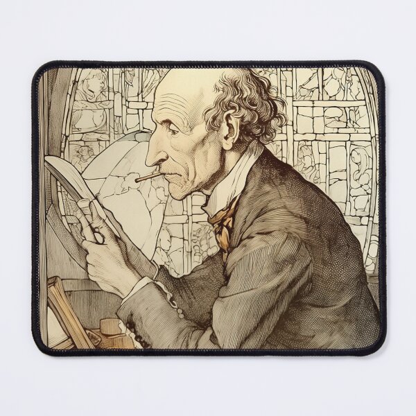 Item preview, John Stuart Mill designed and sold by ComicsFactory.