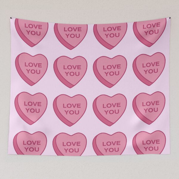 Item preview, Love You Candy Heart designed and sold by Ella Musher-Eizenman.