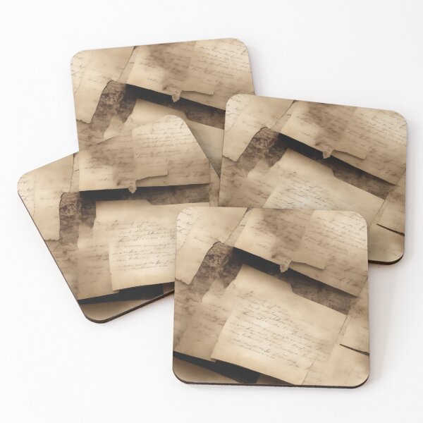 Item preview, Vintage Paper Pattern on aged Parchment designed and sold by JoanNinjaHen.