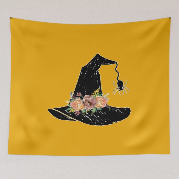 Item preview, Witch Hat for Halloween With flowers designed and sold by franktact.