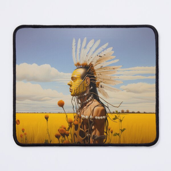 Item preview, Martian Tribesman in Traditional Feather Headdress designed and sold by Peter LOPEZ.