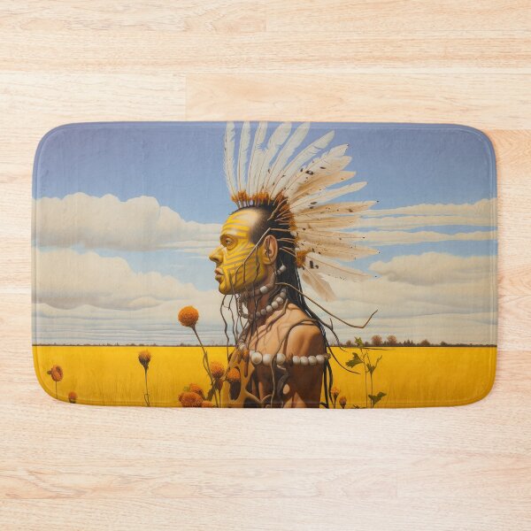 Item preview, Martian Tribesman in Traditional Feather Headdress designed and sold by Peter LOPEZ.
