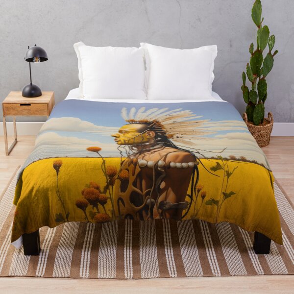 Item preview, Martian Tribesman in Traditional Feather Headdress designed and sold by Peter LOPEZ.