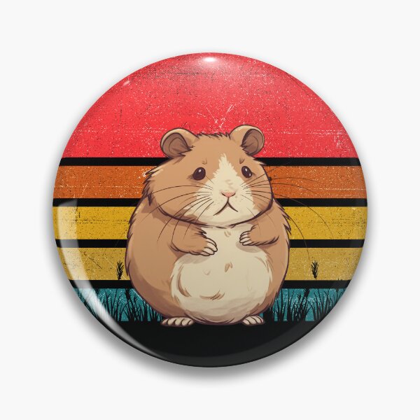 Item preview, Hamster Vintage Retro Sunset designed and sold by rafaeltto.