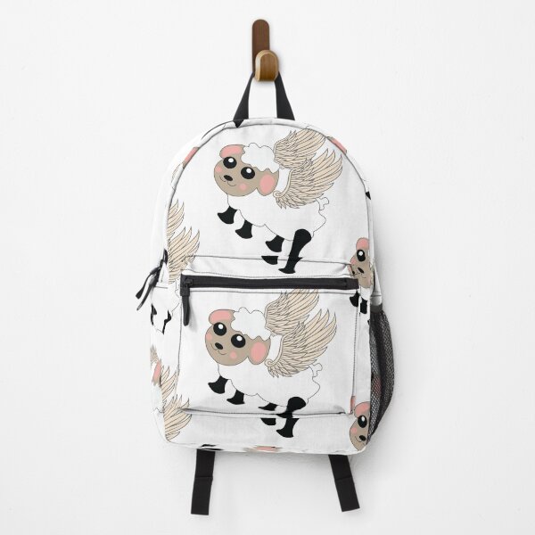 Item preview, Flying sheep, a cute pink sheep, sheep with wings, cute animals flying, farm animals, cute sheeps, black sheep of the family designed and sold by YellowishStore.