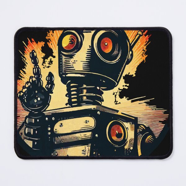 Item preview, Vintage Robot, Poster  Retro, old robot , coat of arms, classic designed and sold by MarcioCellos.