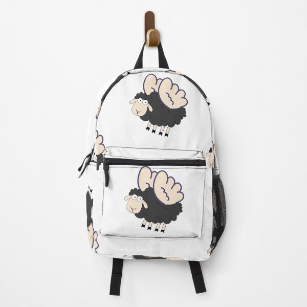 Item preview, Flying sheep, a cute pink sheep, sheep with wings, cute animals flying, farm animals, cute sheeps, black sheep of the family designed and sold by YellowishStore.
