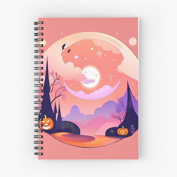 Item preview, Halloween print with soft tones. designed and sold by DRAGONFIASCO.