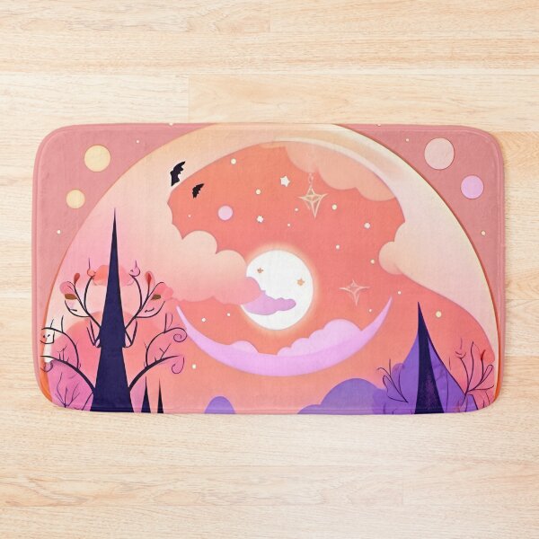Item preview, Halloween print with soft tones. designed and sold by DRAGONFIASCO.