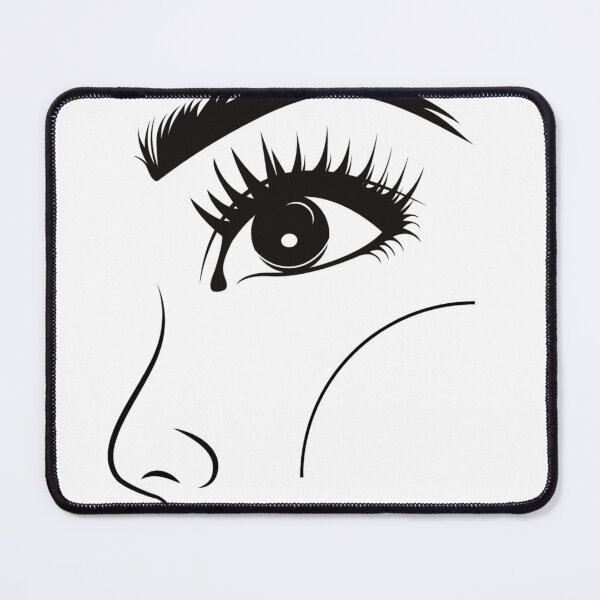 Item preview, Female profile minimalist graphic design art print designed and sold by dcrc.