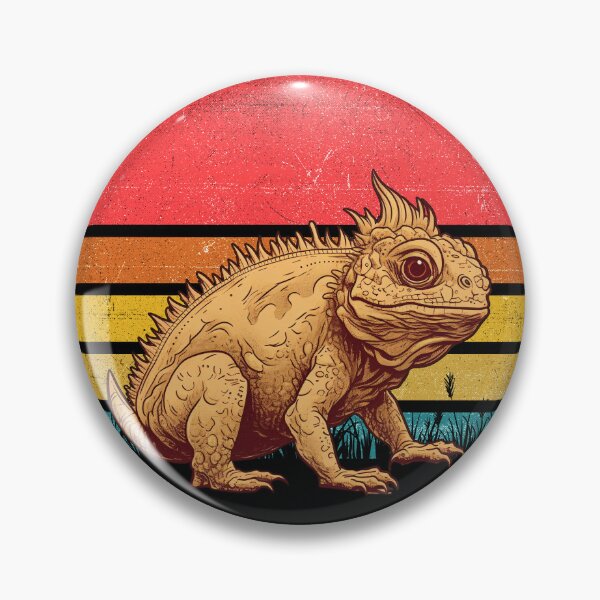 Item preview, Horned Lizard Vintage Retro Sunset designed and sold by rafaeltto.