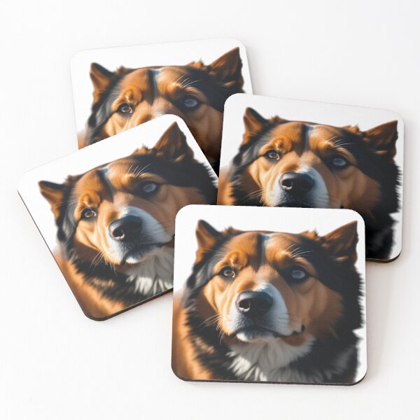 Item preview, See this tricolor dog that has 3 colors in its coat, yellow, black and white. designed and sold by Animalissima.