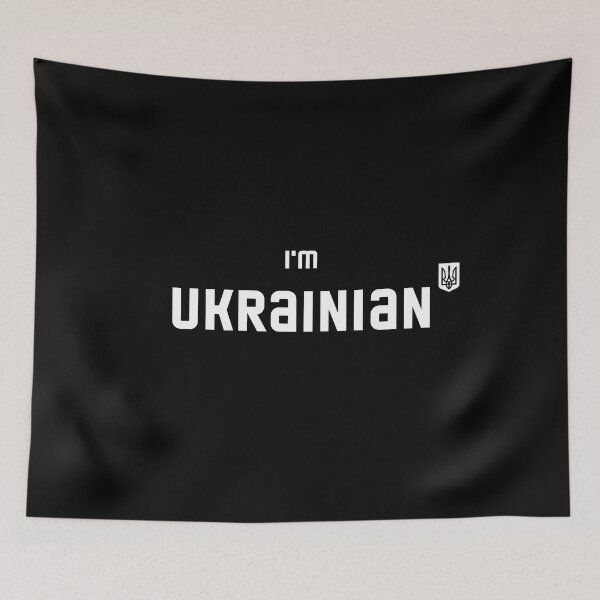 Item preview, I'm Ukrainian Zelensky Ukraine Ucrania Ukrayina Escudo Tridente Trident Tryzub designed and sold by Aide.