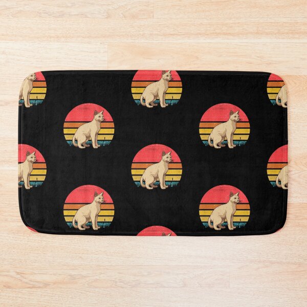 Item preview, Javanese Cat Vintage Retro Sunset designed and sold by rafaeltto.