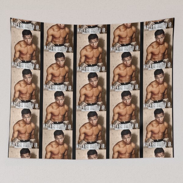 Item preview, Sugar Ray Robinson Walker Smith Jr. - Boxing Legend Colorized designed and sold by ElayneSena.