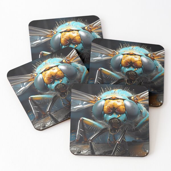 Item preview, "The Elegant Unexpected: Blue Fly in the Wind" designed and sold by Art-Vortex-fr.