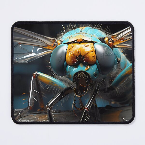 Item preview, "The Elegant Unexpected: Blue Fly in the Wind" designed and sold by Art-Vortex-fr.