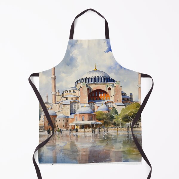 Item preview, A Watercolor Design of Hagia Sophia in Istanbul - Turkey designed and sold by Sketch-Shack.