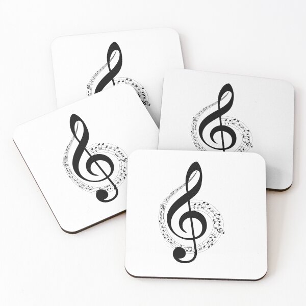 Item preview, Clave de sol negra de agudos musical designed and sold by FlyAndBuy.