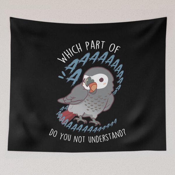 Item preview, African Grey Parrot Aaaa designed and sold by Clara Hollins.