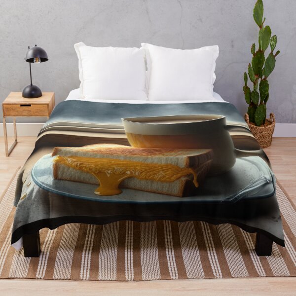 Item preview, Rainy Day Grilled Cheese with Orange Mug designed and sold by Shannon Hilson.