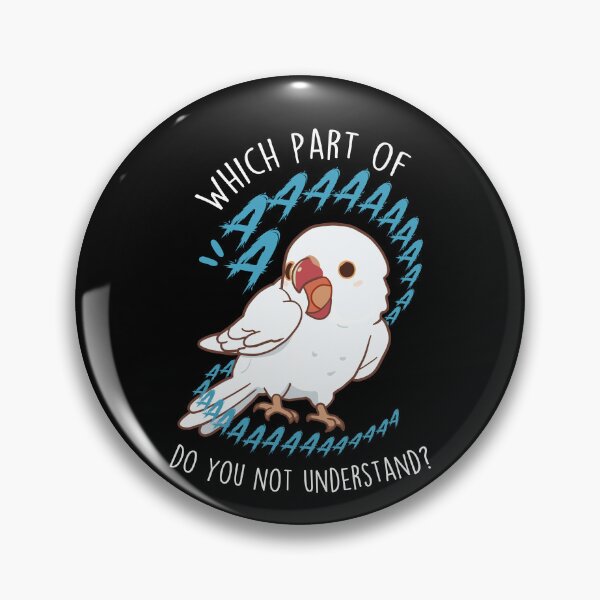 Item preview, White Indian Ringneck Parrot Aaaa designed and sold by Clara Hollins.
