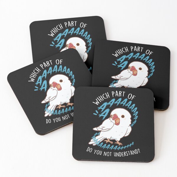 Item preview, White Indian Ringneck Parrot Aaaa designed and sold by Clara Hollins.