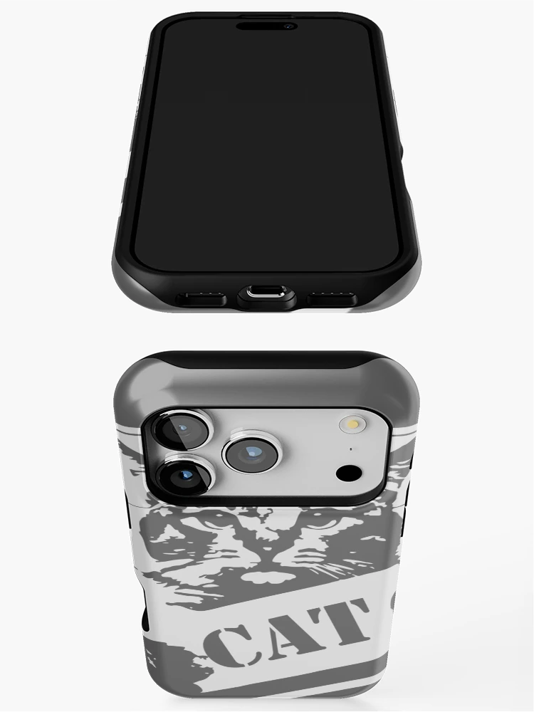 Thumbnail 3 of 4, iPhone Case, Bad Cat designed and sold by coderman.