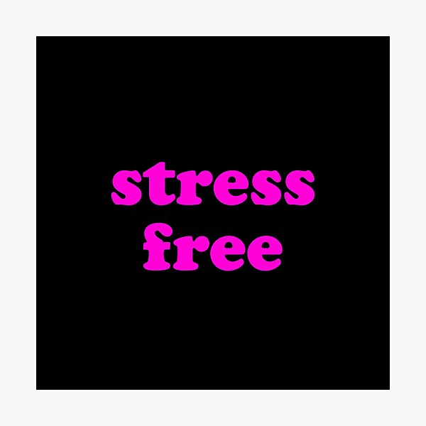 Item preview, Stress free designed and sold by Inspirationmotivation.