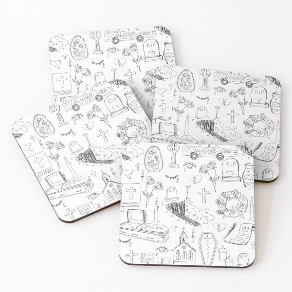 Item preview,  halloween funeral graveyard bible white designed and sold by Gossip Rag.