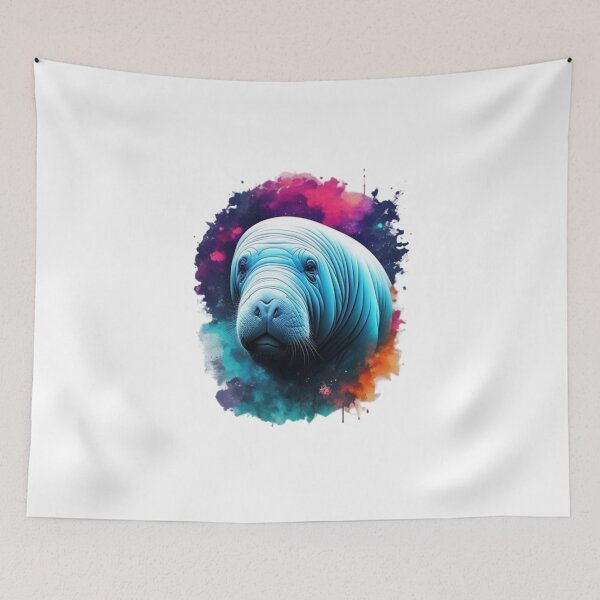 Item preview, Meet the manatee that lives in the Amazonian rivers. This beautiful animal can be in your wardrobe designed and sold by Animalissima.