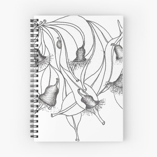 Item preview, Gum leaves & Gumnuts monochrome designed and sold by davidfraser.