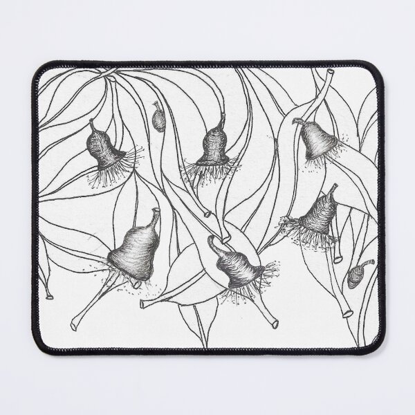 Item preview, Gum leaves & Gumnuts monochrome designed and sold by davidfraser.
