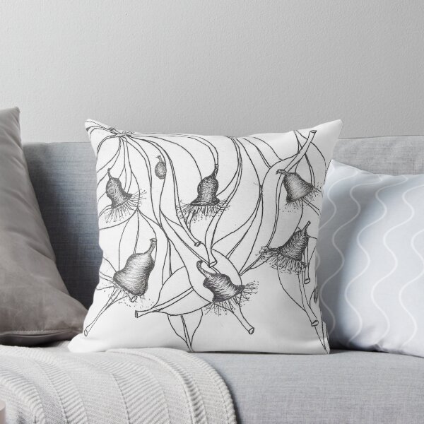 Item preview, Gum leaves & Gumnuts monochrome designed and sold by davidfraser.