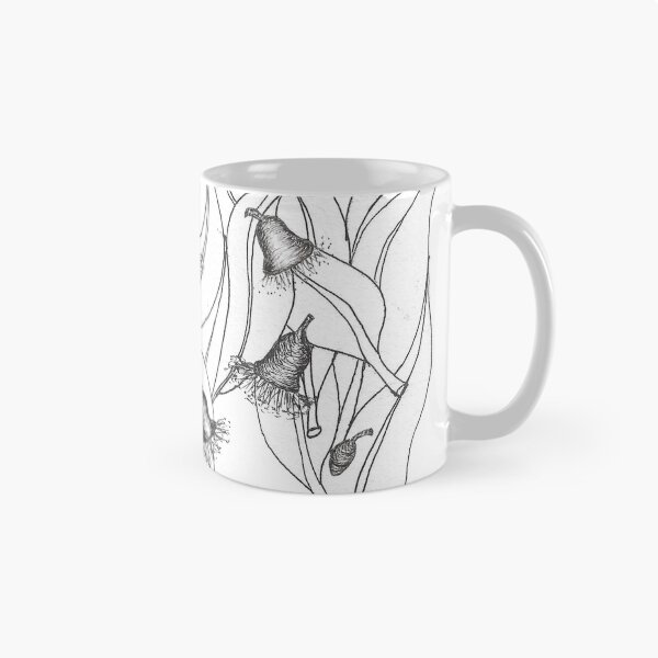 Item preview, Gum leaves & Gumnuts monochrome designed and sold by davidfraser.