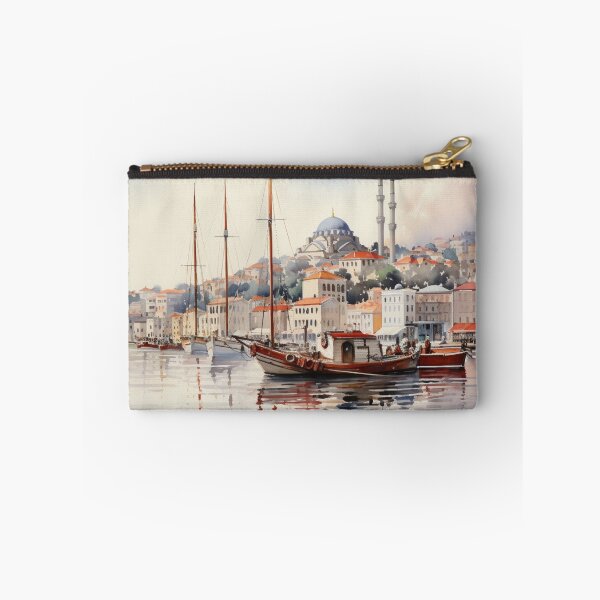 Item preview, A Watercolor Design of the Bosphorus Strait in Istanbul - Turkey designed and sold by Sketch-Shack.