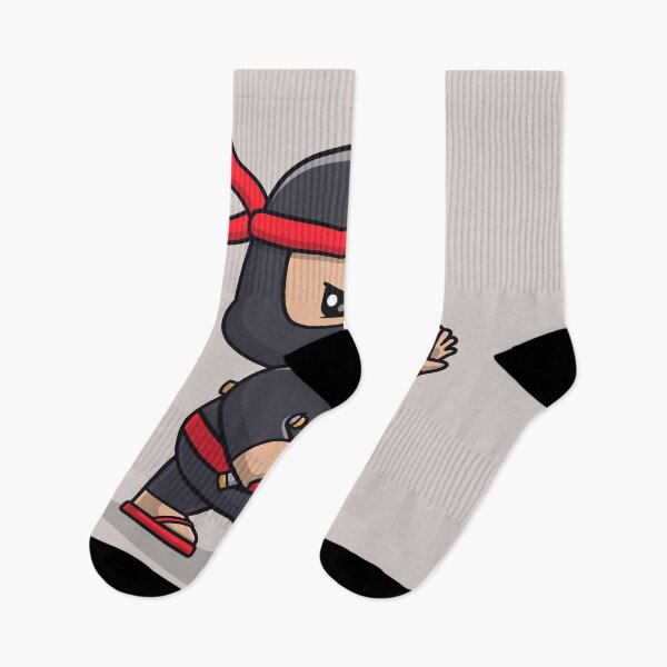 Item preview, Cute Ninja with Double Stick: Cartoon Vector Icon designed and sold by hjian8219.