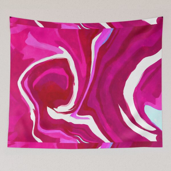 Item preview, Raspberry Ripple Watercolor Abstract designed and sold by slimbirdy.
